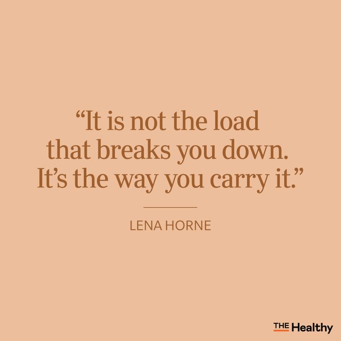Citation de Lena Horne sur les soins